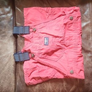 5T Red Oshkosh B'gosh Shortalls